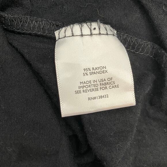 ModCloth Maxi Dress Jersey Knit Stretchy Tie Waist Solid Black Sleeveless Small - Picture 8 of 9